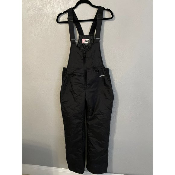SKIGEAR WOMENS OVERALL SIZE SMALL COLOR BLACK WINTER WATERPROOF PANTS - Picture 1 of 9